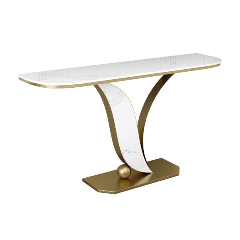 Tavolo da console in pietra melatina tavolo da console resistente alle macchie, tavolo di divano resistente a graffi