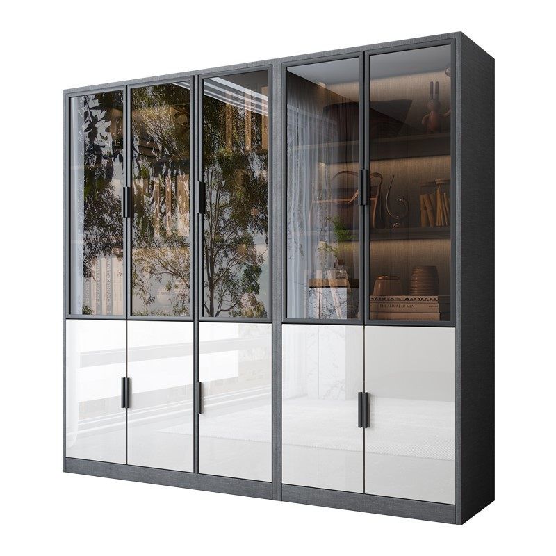 Scandinavian Storage Cabinet Manufactured Wood Display Cabinet for Bedroom Clearhalo 'Display & China Cabinets' 'display_china_cabinets' 'furn' 'furn_display_china_cabinets' 'Furniture' 'Kitchen & Dining Furniture' 1200x1200_c912c2cd-87cb-4420-af87-9e77304ccef5