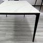 Mesa de comedor moderna medieval de piedra, mesa de comedor de 4 patas para cocina