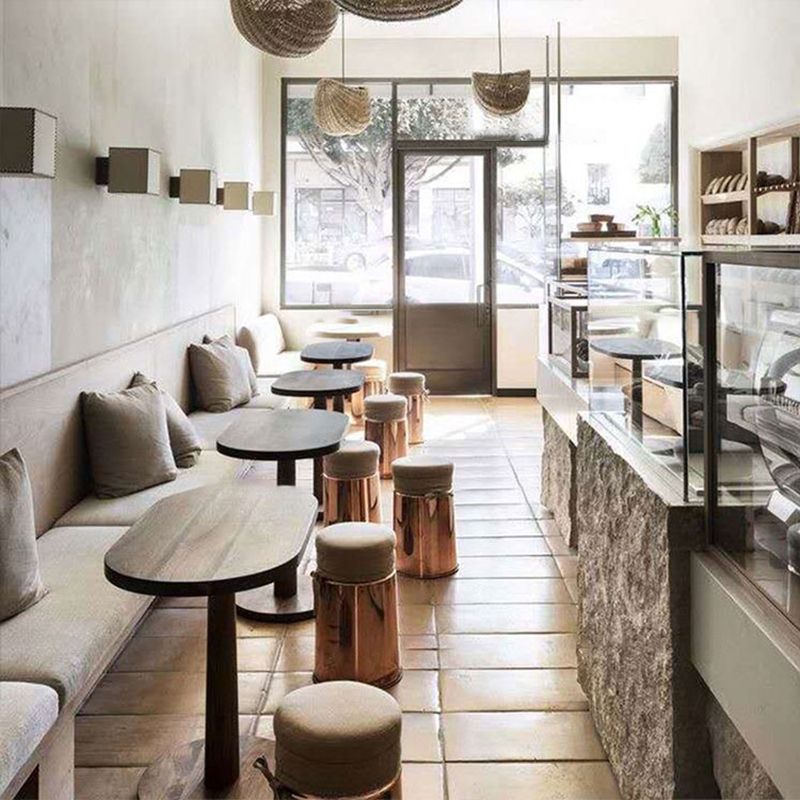 Tavolino scandinavo tavolino in legno set di tavolini per soggiorno