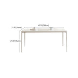 スカンジナビアのダイニングテーブルセットメタルベースのキッチン家具セット付き1/4/5ピース