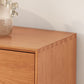 Northern European 20.35" H TV Stand Solid Wood Drawers Included TV Console with Cabinet