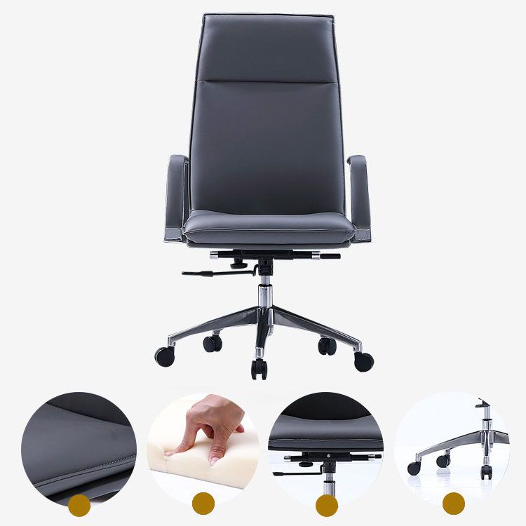 Moderne stijl Swivel Executive Chair lederen tilt mechanisme bure stoel