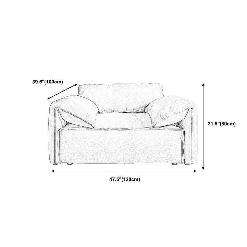 Fabric Living Room Pillow Top Arm Standard Cushions Green Settee Clearhalo 'furn' 'furn_sofas' 'Furniture' 'furniture_sofas' 'kitchen' 'kitchen_sofas' 'Living Room Furniture' 'Sofa' 'sofas' 1200x1200_c91b65ea-b8d6-4046-a220-e5922bcd9d55