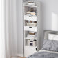 Vertical Shelf Bookcase With Shelves Closed Back Bookshelf for Office