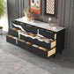 13.65-inch Width Modern Storage Chest Dresser Stone Storage Chest with 6 Drawers Clearhalo 'Bedroom Furniture' 'Dressers & Chests' 'dressers_chests' 'furn' 'furn_dressers_chests' 'Furniture' 1200x1200_c91dd3fc-e20f-4bd3-91c4-ff825171fae1