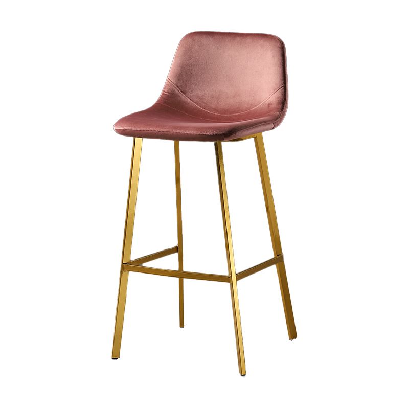 Scandinavian Footrest Matte Finish Barstool Restaurant Leather Stool Clearhalo 'Bar Furniture' 'Bar Stools' 'bar_stools' 'furn' 'furn_bar_stools' 'Furniture' 'furniture_bar_stools' 'Kitchen & Dining Furniture' 1200x1200_c920b79a-392c-44d3-8cb9-d2324cea1ab1