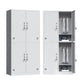Contemporary Style Metal Wardrobe White Colour Wardrobe Closet for Home Clearhalo 'Armoires & Wardrobes' 'armoires_wardrobes' 'Bedroom Furniture' 'furn' 'furn_armoires_wardrobes' 'Furniture' 1200x1200_c9226eda-6256-49c3-b080-fa01180aab28
