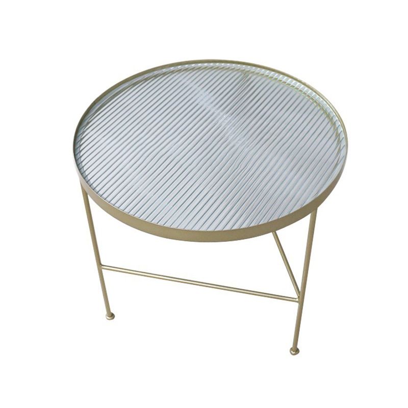 Modern X-Base Coffee Table Round Glass Top Coffee Cocktail Table for Living Room Clearhalo 'Coffee & Accent Tables' 'Coffee Tables' 'coffee_tables' 'furn' 'furn_coffee_tables' 'Furniture' 'Living Room Furniture' 1200x1200_c922dbc4-ea29-4f98-aa23-cff1b1d05ded