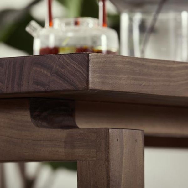 Moderno 1/2/3/5/7 pezzi set da pranzo tavolo da pranzo in legno rettangolo per sala da pranzo