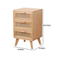 11.81" Wide Accent Chest Rattan Rectangle Standard Chest with Drawers