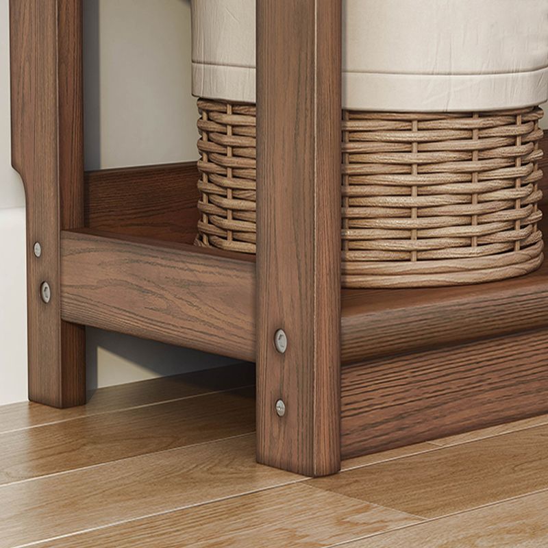 Rectángulo Etagere estantería escandinava de madera maciza abierta estantería