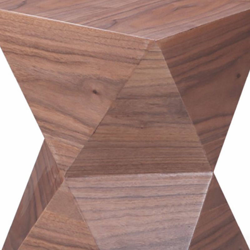 Mesa contemporánea de la sala de estar de madera maciza/mesa de pedestal cuadrado