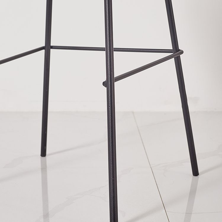 Modern Style Metal Bar-stool Bucket Counter Bar Stool for Home Clearhalo 'Bar Furniture' 'Bar Stools' 'bar_stools' 'furn' 'furn_bar_stools' 'Furniture' 'furniture_bar_stools' 'Kitchen & Dining Furniture' 1200x1200_c92cbd32-871d-4fca-87e1-f0330636af9e