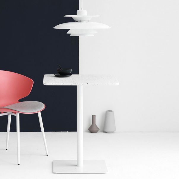 Square Pedestal Dinner Table Industrial Style Stone Dining Table for Home Clearhalo ' dining_table' 'Dining Tables & Seating' 'Dining Tables' 'furn' 'furn_dining_table' 'Furniture' 'furniture_dining_table' 'Kitchen & Dining Furniture' 'kitchen&dining_furn' 'kitchen' 'kitchen_dining_table' 1200x1200_c92d271b-2c36-47a8-97b9-5c044297b7a9