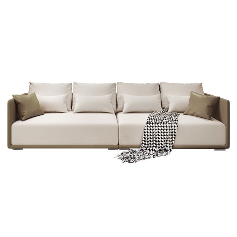 Modern Style with Pillow Back Latex/sponge Seat Filled Dark Blue/orange/army Green Sofa Clearhalo 'furn' 'furn_sofas' 'Furniture' 'furniture_sofas' 'kitchen' 'kitchen_sofas' 'Living Room Furniture' 'Sofa' 'sofas' 1200x1200_c92ed662-9a4d-48f5-bbe3-3deaa7a3b81c