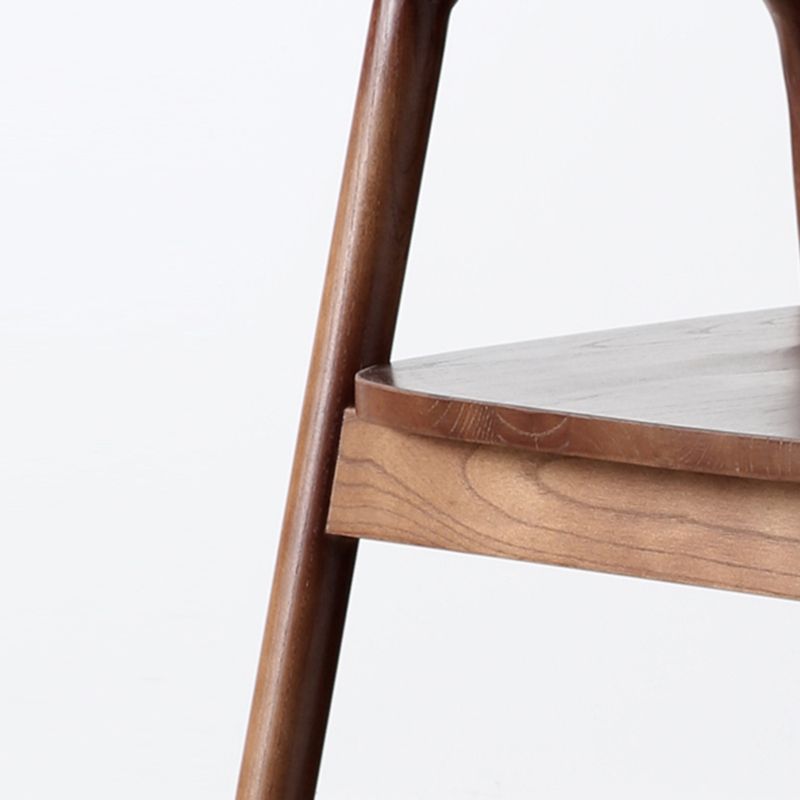 Solid Wood Dining Chairs Nordic Style Open Back Dining Chair Clearhalo 'Dining Chairs' 'Dining Tables & Seating' 'dining_chair' 'furn' 'furn_dining_chair' 'Furniture' 'Kitchen & Dining Furniture' 1200x1200_c9344009-66bb-403c-9adf-c4c7723305e6