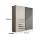 Manufactured Wood Modern Cabinet for Bedroom Sliding Door Storage Cabinet