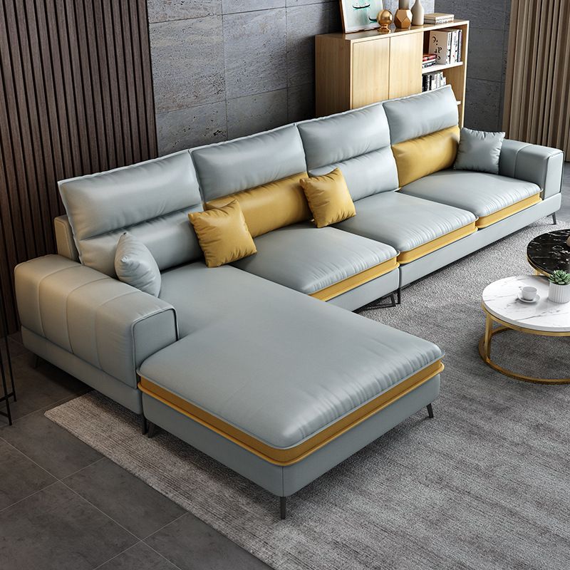 Soggiorno in fico contemporaneo di divano del braccio ad incasso