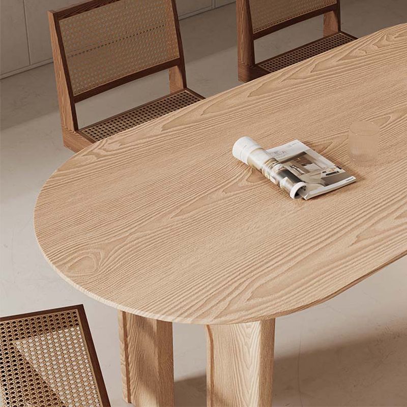 Table de conférence de style moderne Table d'écriture en bois en naturel