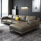 Gorgeous Style Sectional with Pillow Back Grey/beige/black Latex Padded Sofa