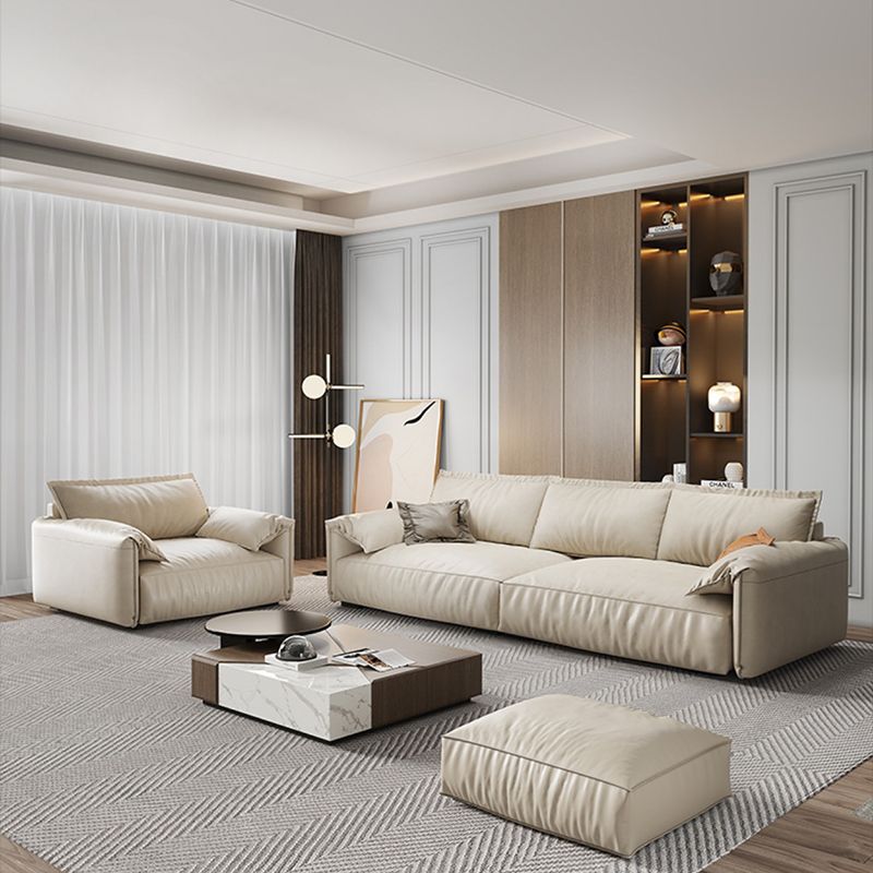 35.04" H Pillow Top Arm Modern Sofa with Bolster Pillows Standard Sofa Clearhalo 'furn' 'furn_sofas' 'Furniture' 'furniture_sofas' 'Living Room Furniture' 'Sofa' 'sofas' 1200x1200_c93b5bcf-b442-469d-8538-73e903dd9157