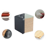 White Modern Square Standard Stain Resistant Standard for Drawing Room Clearhalo 'furn' 'furn_ottomans_poufs' 'Furniture' 'Living Room Furniture' 'Ottomans & Poufs' 'ottomans_poufs' 1200x1200_c93d68f1-381b-4f7f-b8b4-0665dc93084d