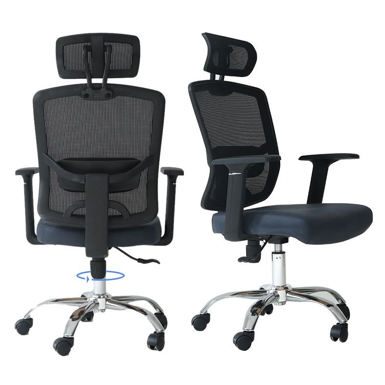 Eigentijdse ergonomische bureaustoel Bureaustoel met kantelmechanisme en hoge rugleuning