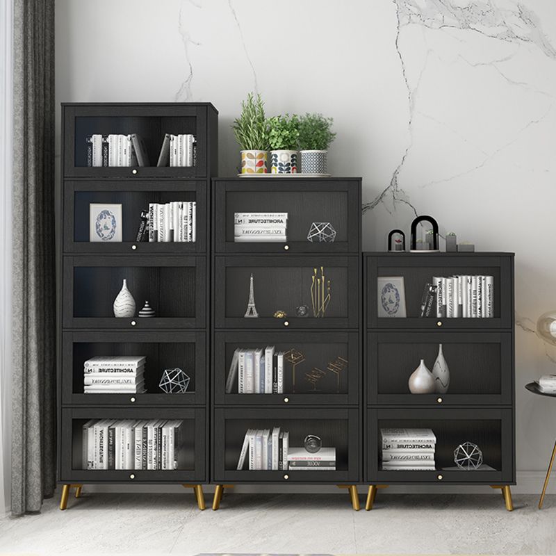 Libreria moderna in legno, libreria geometrica per qualsiasi stanza, 12 "W