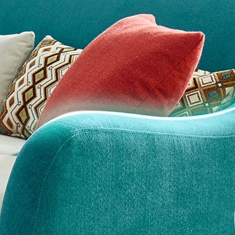 33.86" D x 31.89" H Curved Fabric 3-Seater Sofa Bohemia Style Sofa Clearhalo 'furn' 'furn_sofas' 'Furniture' 'furniture_sofas' 'kitchen' 'kitchen_sofas' 'Living Room Furniture' 'Sofa' 'sofas' 1200x1200_c940fda2-2e1c-4e79-8677-2909f0178bc7