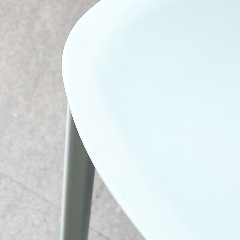 Plastic Armless Dining Chairs Scandinavian Open Back Dining Side Chair Clearhalo 'Dining Chairs' 'Dining Tables & Seating' 'dining_chair' 'furn' 'furn_dining_chair' 'Furniture' 'Kitchen & Dining Furniture' 1200x1200_c94143c7-701e-4b7e-88fd-79c61a364f9e