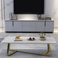 Glam Stop Top Coffee Table with Iron Cross Legs for Living Room Clearhalo 'Coffee & Accent Tables' 'Coffee Tables' 'coffee_tables' 'furn' 'furn_coffee_tables' 'Furniture' 'Living Room Furniture' 1200x1200_c9457c12-dfd6-4967-b8d2-6c2f34668ab2