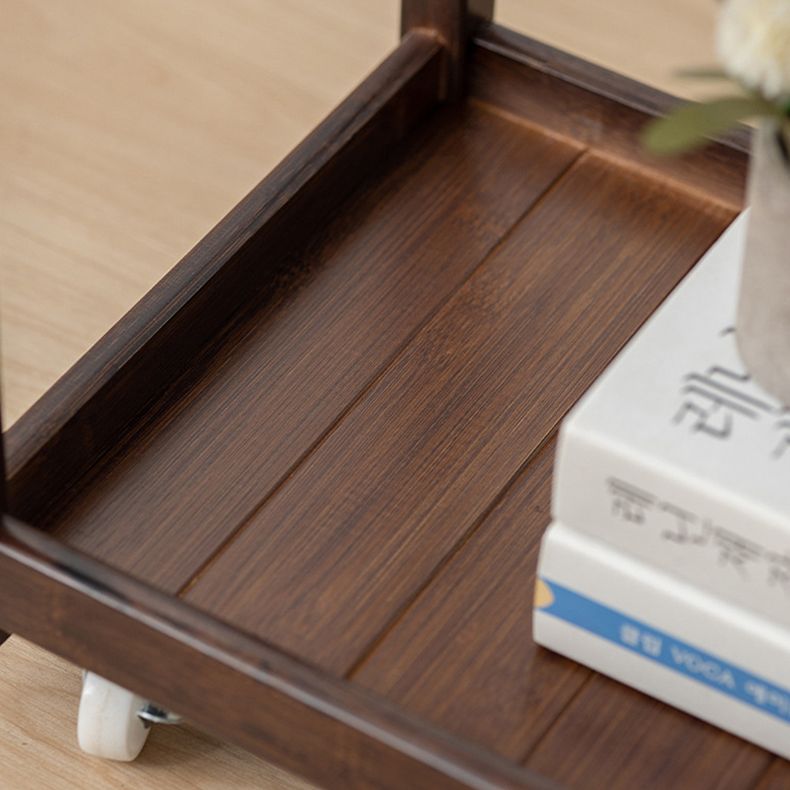 Modernistic Solid Wood with Shelf Rectangular Double Tier Side Table Clearhalo 'Coffee & Accent Tables' 'End & Side Tables' 'end_side_tables' 'furn' 'furn_end_side_tables' 'Furniture' 'Living Room Furniture' 1200x1200_c947ef1d-37a3-4b39-90a1-4064ef79d0fa