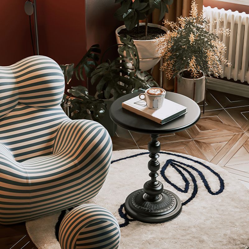 16,5 "W x 16,5" D x 20,5 "H Sofa Side Accent Table Metal Style Rustic Style Table