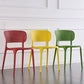 Colorful Plastic Dining Armless Chairs Nordic Style Open Back Side Chair Clearhalo ' kitchen&dining_furn' 'Dining Chairs' 'Dining Tables & Seating' 'dining_chair' 'furn' 'furn_dining_chair' 'Furniture' 'furniture_dining_chair' 'Kitchen & Dining Furniture' 'kitchen' 1200x1200_c949445a-b559-4536-922e-6f1cef97e862