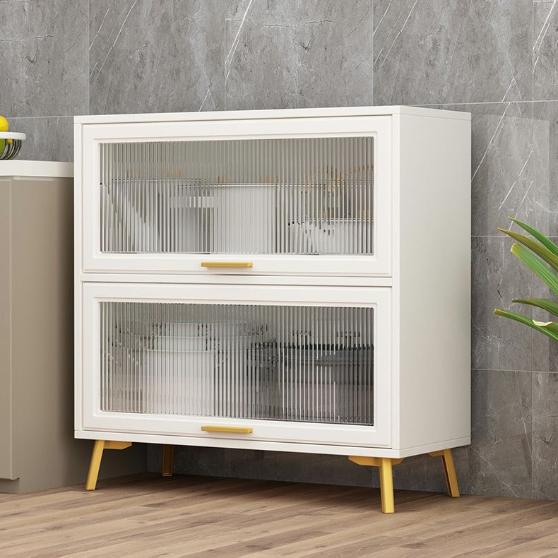 Contemporary Kitchen Dining Server Manufactured Wood Dining Server with Glass Doors Clearhalo 'buffet_sideboard' 'Buffets & Sideboards' 'Furniture' 'furniture_buffet_sideboard' 'Kitchen & Dining Furniture' 1200x1200_c9494552-3d16-4baa-9784-371e34860ff9