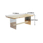 Modern Brown Solid Wood Table Specialty Dining Table for Home