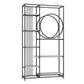 Iron Frame Etagere Bookshelf Vertical Manufactured Wood Shelf Bookcase for Office Clearhalo 'Bookcases' 'furn' 'furn_bookcases' 'Furniture' 'furniture_bookcases' 'Office Furniture' 1200x1200_c94ba5fa-5c06-447c-8ef7-622b99d3c69a