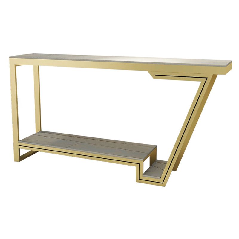 Nordic Glam Rectangle Bar Counter Table Sintered Stone Dining Table for Home Clearhalo 'Bar Furniture' 'Bar Tables' 'bar_tables' 'furn' 'furn_bar_tables' 'Furniture' 'furniture_bar_tables' 'Kitchen & Dining Furniture' 1200x1200_c94dadeb-4dc9-4d9e-8a3f-dd498ab207bb