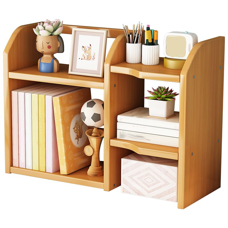 Bamboo Vertical Bookshelf Contemporary Open Back Bookcase with Shelves Clearhalo 'Bookcases' 'furn' 'furn_bookcases' 'Furniture' 'Office Furniture' 1200x1200_c94e0903-e4c2-4fe0-ac62-55b91202c9f8