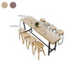 Metal Base Bar Table Rectangular Wood Top Bistro Pub Table for Bar Clearhalo 'Bar Furniture' 'Bar Tables' 'bar_tables' 'furn' 'furn_bar_tables' 'Furniture' 'Kitchen & Dining Furniture' 1200x1200_c950288f-e59f-47d2-95d2-11cec872842c