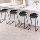 Modern Armless Backrest Counter Stool Iron Bar Stool with Plastic Seat Clearhalo 'Bar Furniture' 'Bar Stools' 'bar_stools' 'furn' 'furn_bar_stools' 'furniture_bar_stools' 'Kitchen & Dining Furniture' 'kitchen&dining_furn' 'kitchen' 'kitchen_furn' Furniture' 1200x1200_c951457d-8230-4d2e-b80d-18ae2cbd79a9