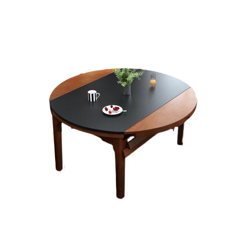Modern Stone Scalable Dining Table Solid Wood Leg for Dining Room Clearhalo 'Dining Tables & Seating' 'Dining Tables' 'dining_table' 'furn' 'furn_dining_table' 'Furniture' 'Kitchen & Dining Furniture' 1200x1200_c95268ea-db12-4ed2-af07-2ea60807a1ef