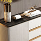 Porte e 3 cassette credenza in pietra in pietra glam sideboard per cucina