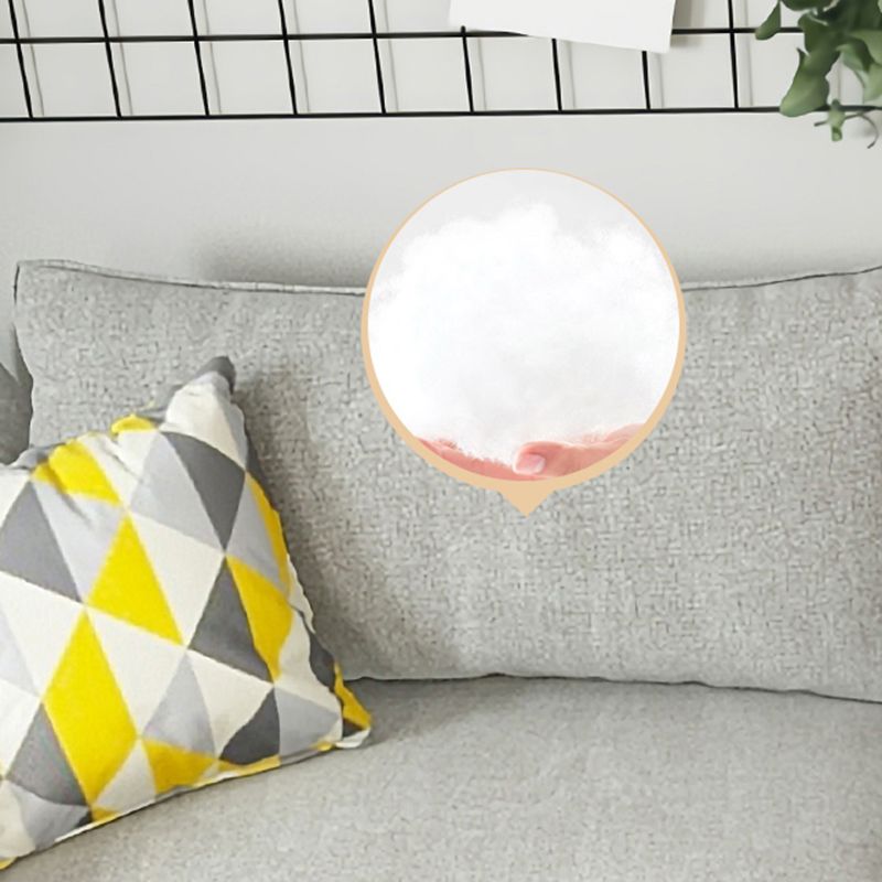 Cuscini contemporanei standard a braccio quadrato divano soggiorno