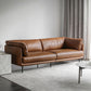 Faux Leather Sofa 31.49" High Tuxedo Arm Sofa with Loose Back Clearhalo 'furn' 'furn_sofas' 'Furniture' 'Living Room Furniture' 'Sofa' 'sofas' 1200x1200_c9594a20-c9cd-4774-a110-1c03b5ff09dc