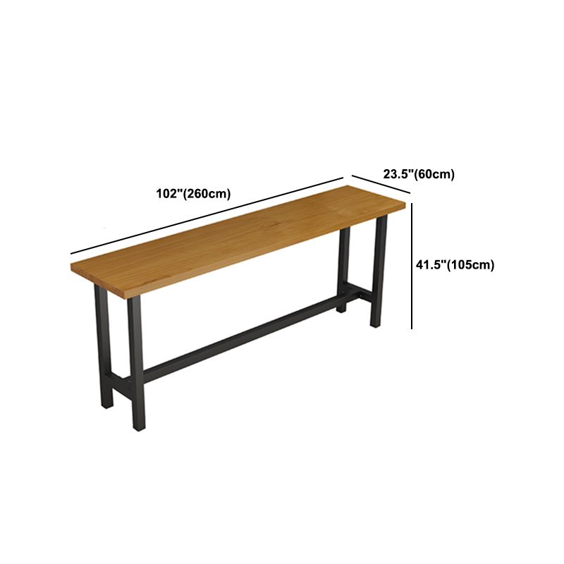 Modern Style 1/9 Pieces Bar Table Set Rectangle Pine Wood Counter Table for Cafe Clearhalo 'Bar Furniture' 'furn' 'furn_home_bar_bar_sets' 'Furniture' 'Home Bars & Bar Sets' 'home_bar_bar_sets' 'Kitchen & Dining Furniture' 1200x1200_c9596327-a725-4e38-bc8b-a5c58868abdb