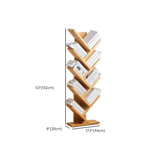 Etagere Contemporary Bamboo boekenkast Open Back -boekenplank voor kantoor