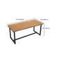 Juego de mesa de madera rectangular industrial 1/2/5 piezas de comedor para cocina