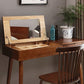 29,92 "H Solid Wood Make -Up ijdelheid met lade en spiegelkaptafel